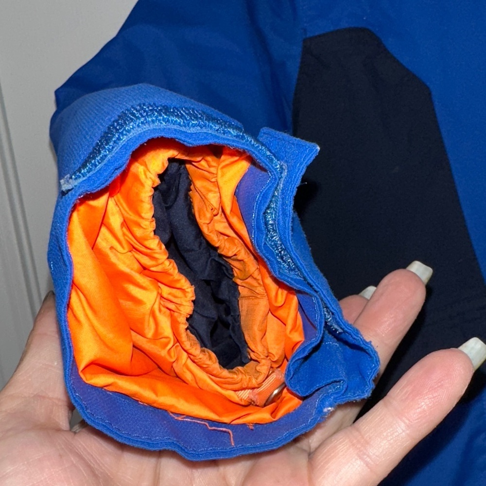 The North Face Vibrant Blue and Orange Kids' 3-1 Jacket - Picture 2 of 7